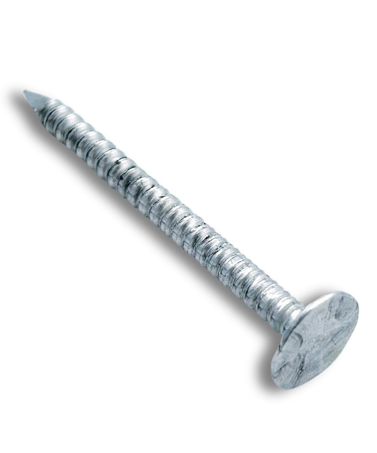 Aluminum Nails 1.75" Ring Shank USA Made - Vinyl Siding Nails or Roofing Nails - Facia Trim Siding Nail - Dubbs Hardware Aluminum Nails