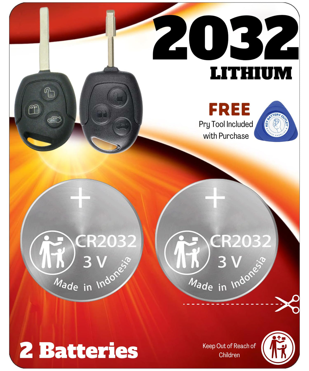 Fiesta 2011-2018 Key Battery