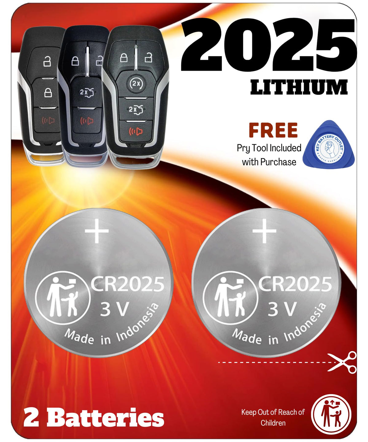F150 2015-2019 Key Battery