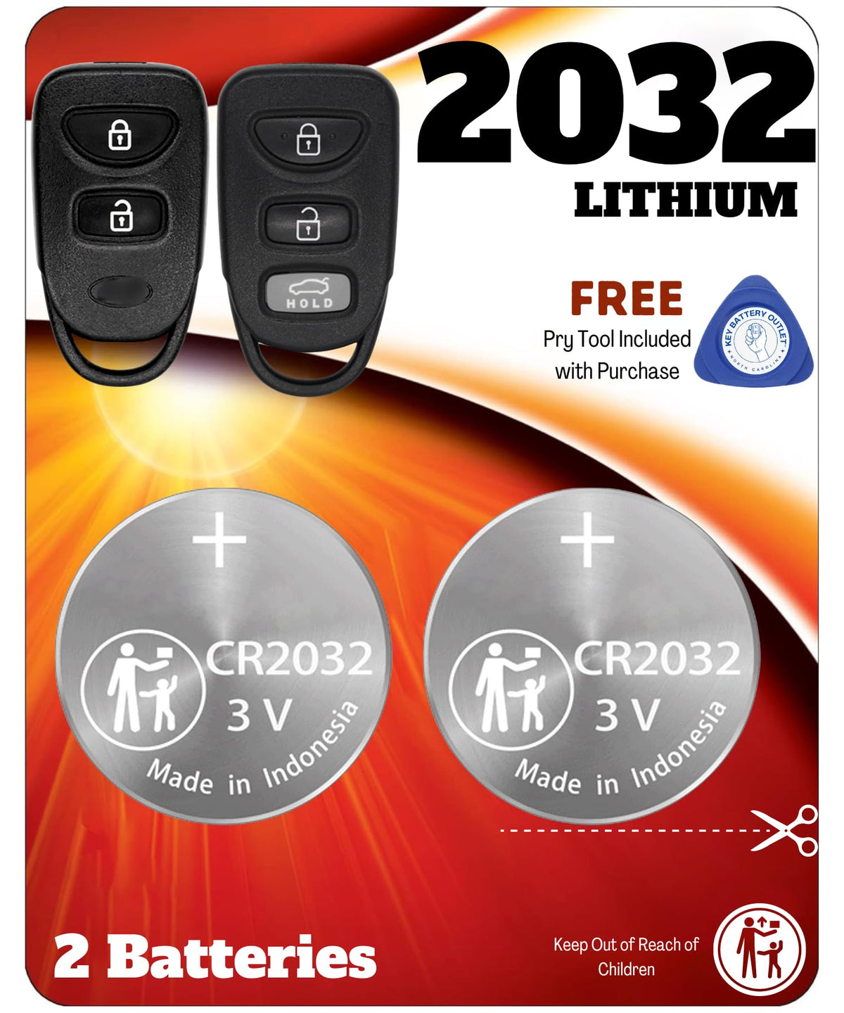 Hyundai 2005-2017 Key Battery