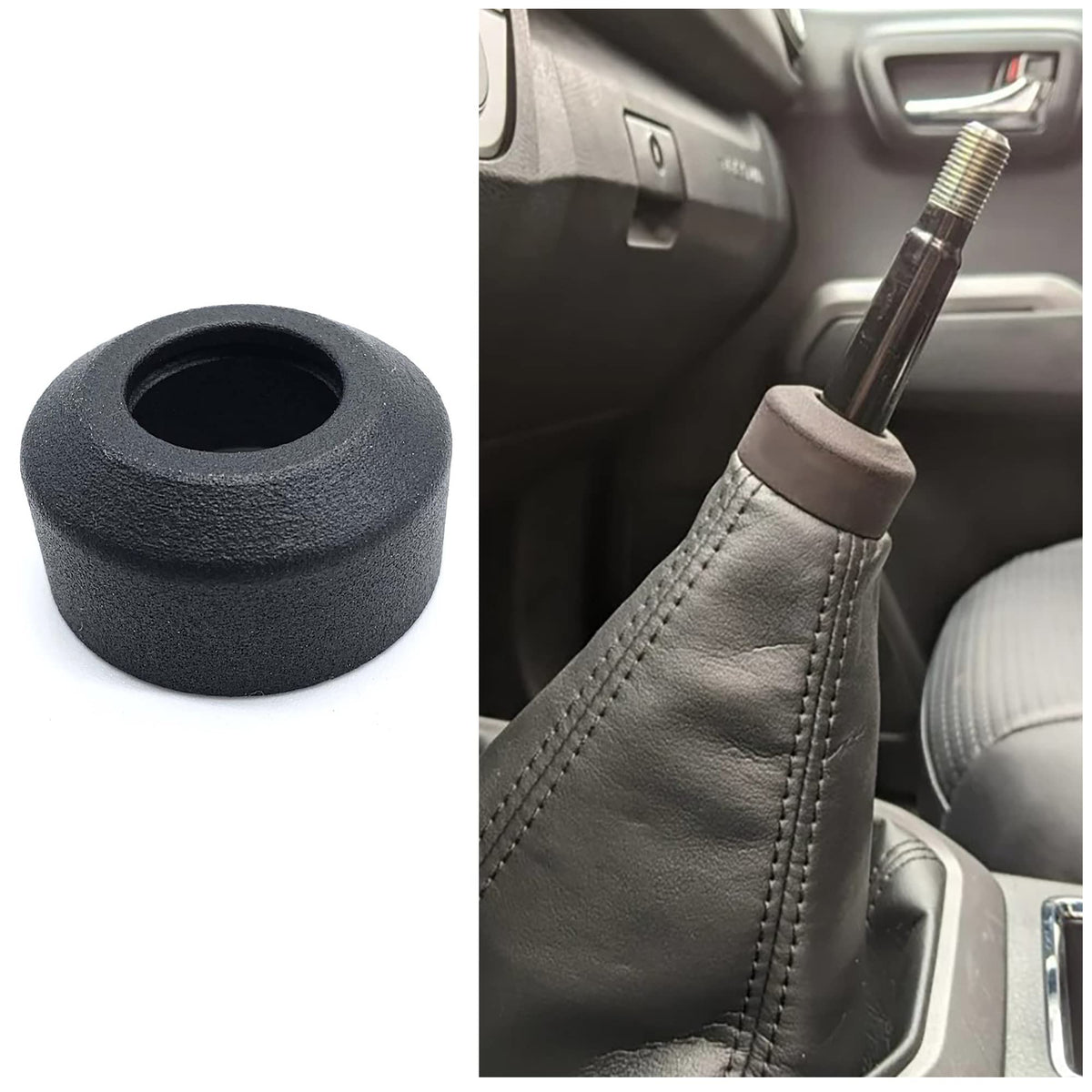 Dubbs Hardware - Tacoma Shift Knob Trim Cover - Allows for Aftermarket Shifter Knob - Interior Gear Shifter Cover for Accessories - Fits Automatic 2016+ Tacoma - Shift Boot Collar