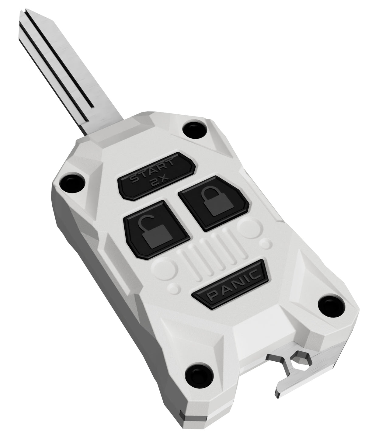 white gold key fob cover jeep