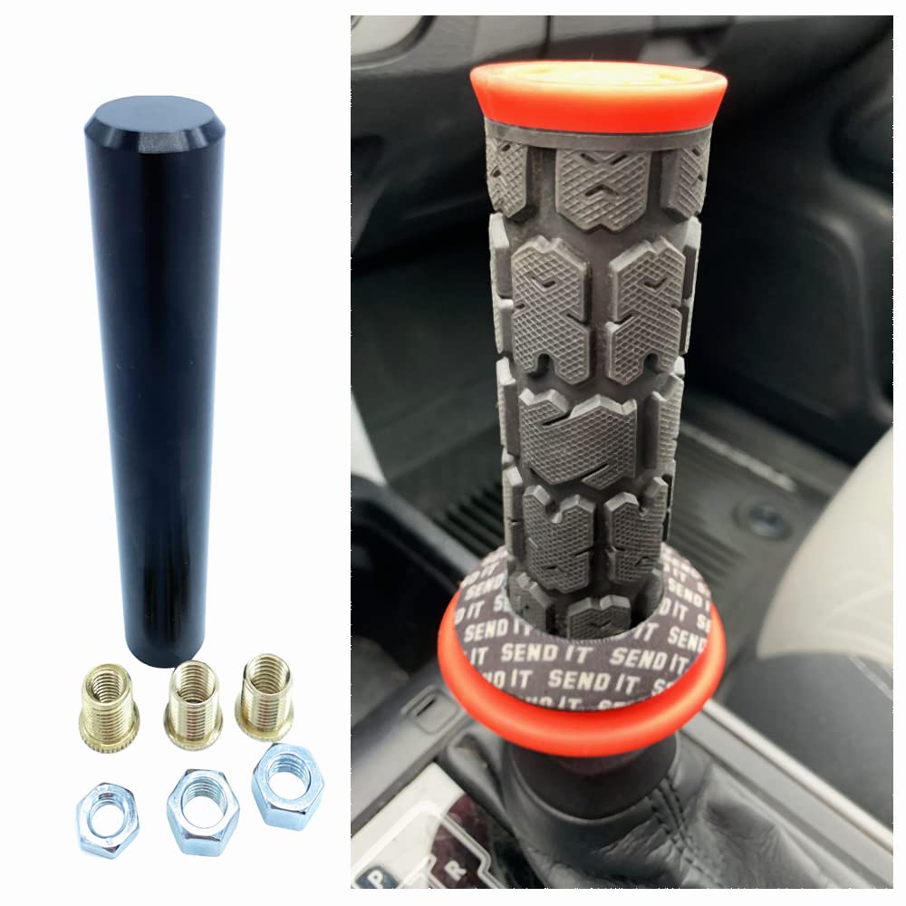 Dubbs Hardware Shifter Knob Grip Adapter - Shift Knob Dirtbike Grip for Car, Truck, Overlanding - Shifter Adapter Included with Jam Nuts - Fits Automatic and Manual
