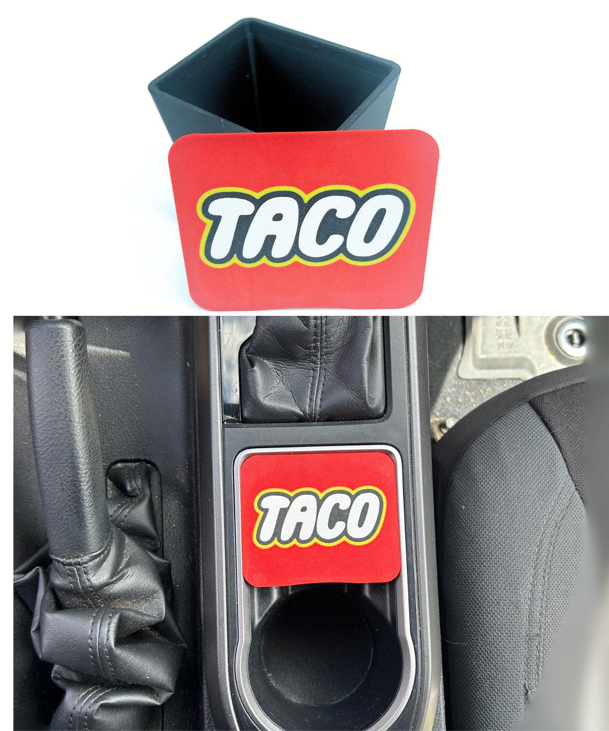 Tacoma Coin Bucket Holder - 3rd Gen Tacoma Accessories 2016-2023 - Fits Toyota Tacoma Automatic Transmissions Only - Taco Interior Mods - Designed and Made in USA