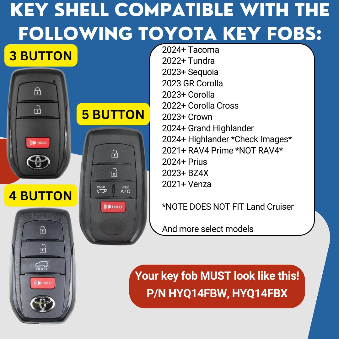 2023 tundra key fob cover