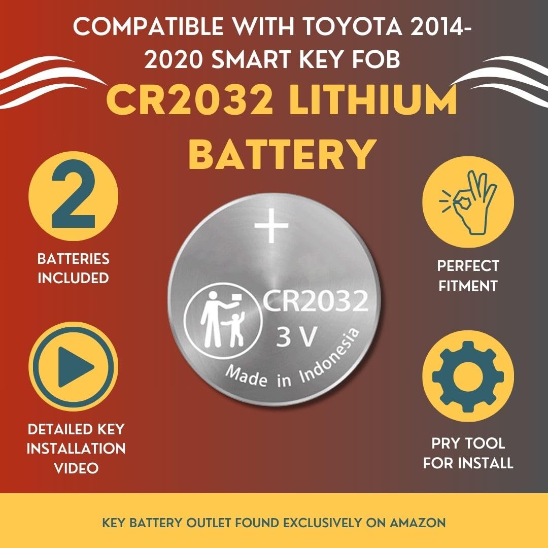 key fob battery for 2017 toyota corolla